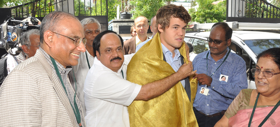 Magnus Carlsen is the challenger of reigning World Champion Viswanathan  Anand