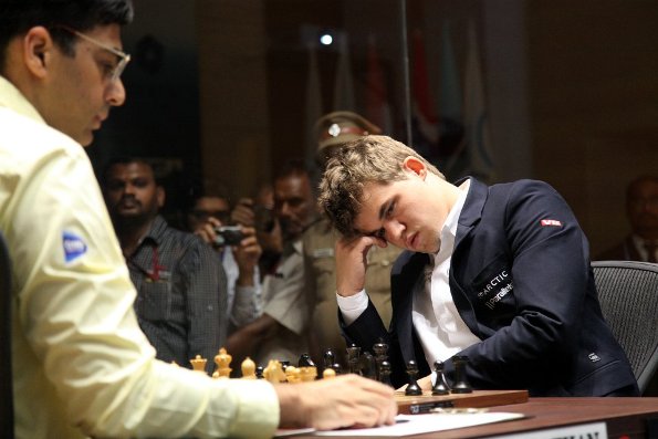 World Chess Championship 2013 Match Viswanathan Anand versus Magnus Carlsen:  Game 6 and Photos